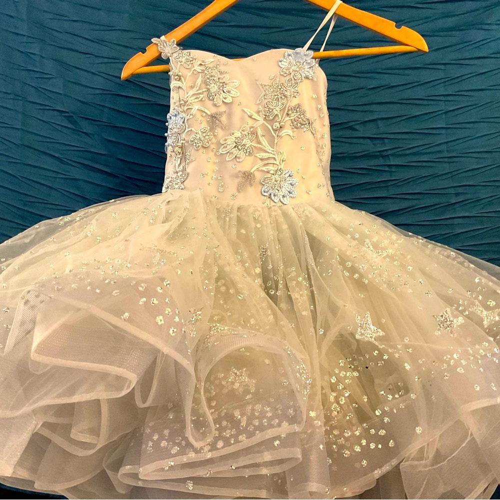 Anna Triant silver sparkle dress